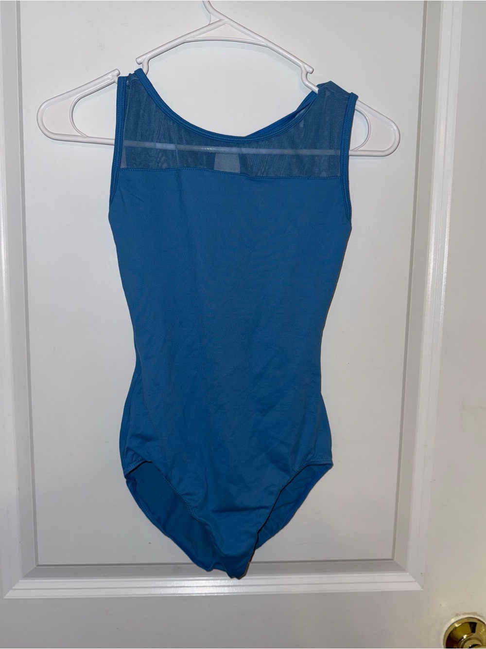 So Danca Blue Mesh-Back‎ Dance Leotard Size child large/x-large